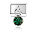 May Birthstone Charm