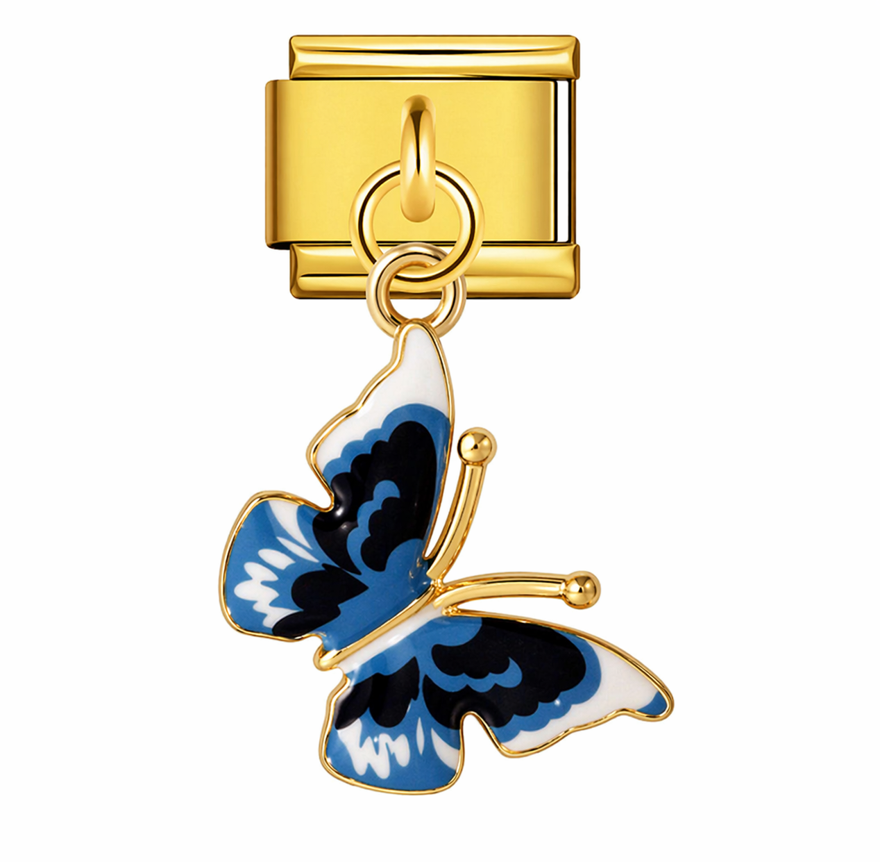 Blue Butterfly Charm