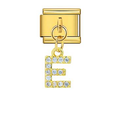 E Gold Charm