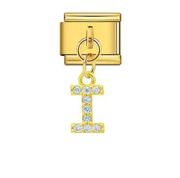 I Gold Charm