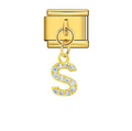 S Gold Charm