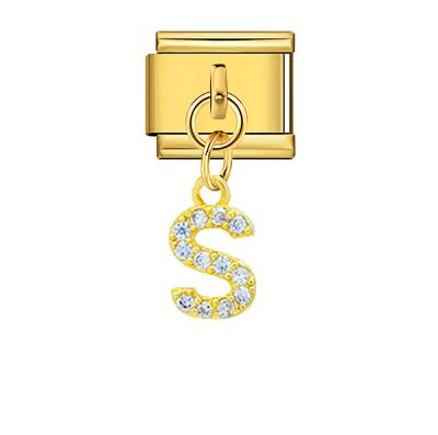 S Gold Charm