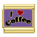 I Love Coffee Charm
