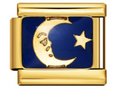 Moon Crest with Star Charm
