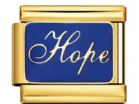 Gold Hope Charm