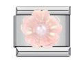 3D Pink Flower Charm