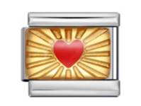 Glowing Heart Charm