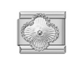 Silver Clover Charm