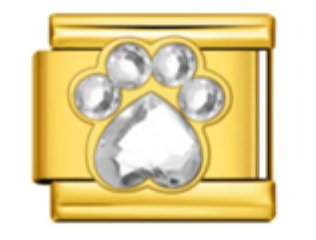 Diamond Paw Charm