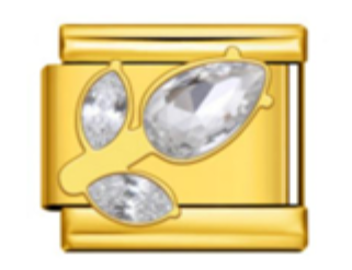 Flower Diamond Charm