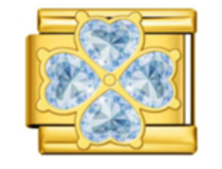 Blue Flower Charm