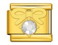 Bow Diamond Charm