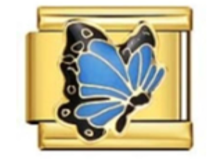 Blue Butterfly Charm