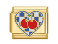 Cherry Checker Charm