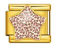 Cheetah Print Star Charm