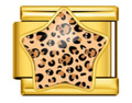 Jaguar Print Star Charm