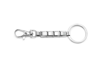 Silver Keychain Charm