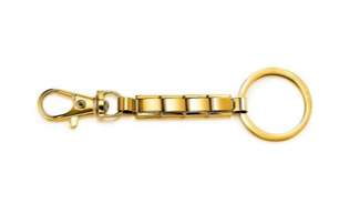 Gold Keychain Charm