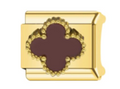 Brown Clover Charm