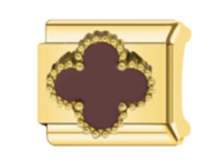 Brown Clover Charm
