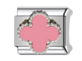 Pink Clover Charm