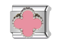 Pink Clover Charm